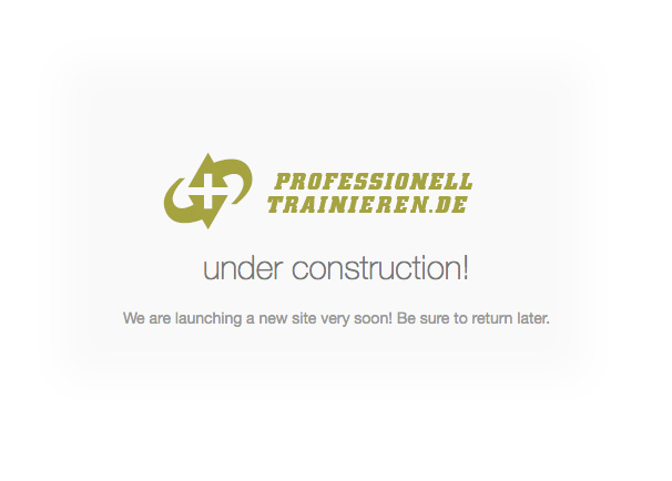 professionell trainiren